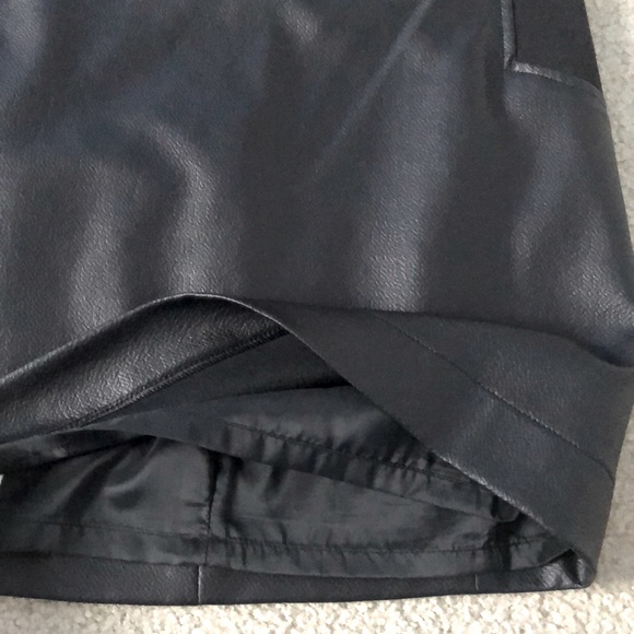 BCBGMaxAzria Leather Mini Skirt - Picture 6 of 9